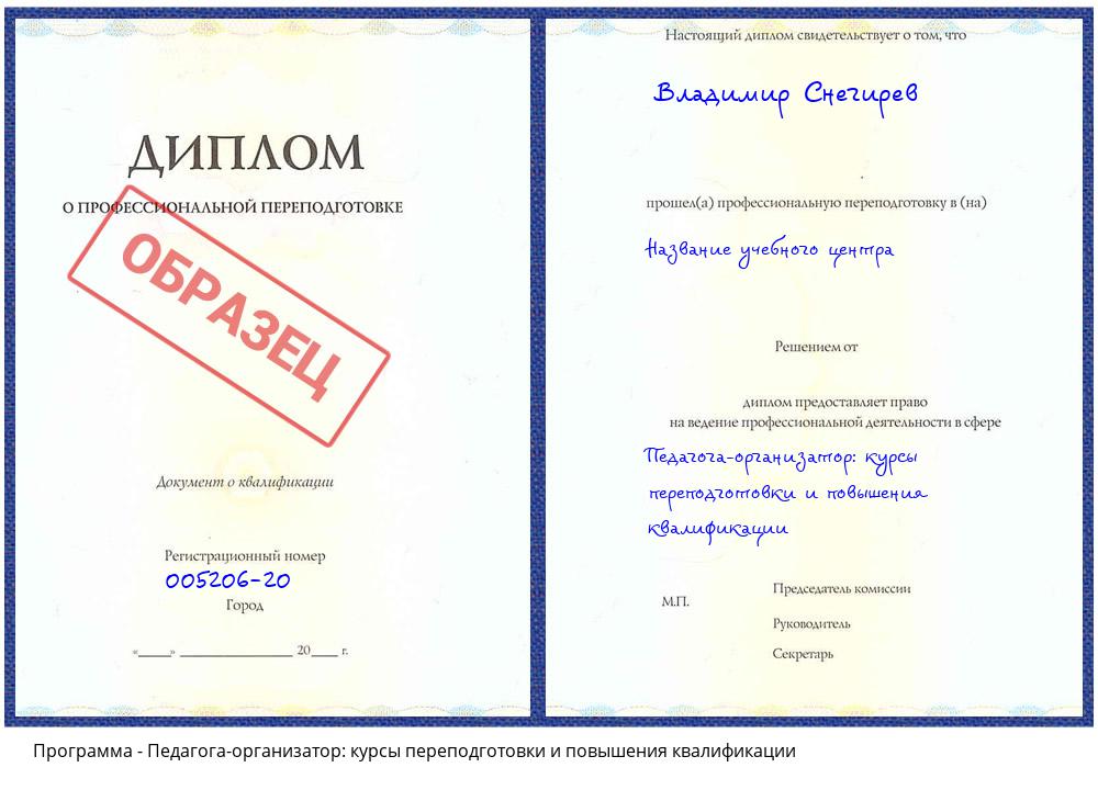 Педагога-организатор: курсы переподготовки и повышения квалификации Спасск-Дальний